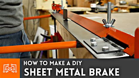 how to make a sheet metal brake out of wood|sheet metal brake no welding.